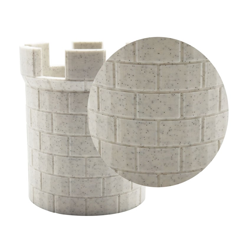 FilamentHub PLA Marble Natural 1.75mm 3D Printer Filament Tower Sample Model