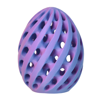 PLA Matte Dual - Blue/Red 3D Printer Filament Egg Example Model Australia