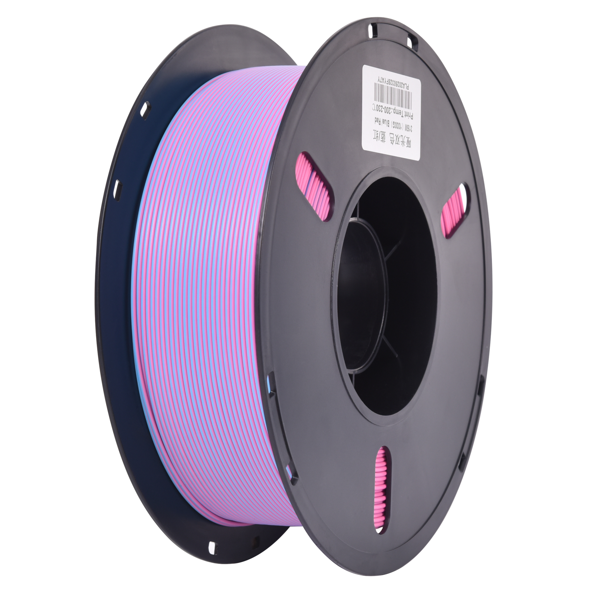 PLA Matte Dual - Blue/Red 1.75mm 3D Printer Filament Spool