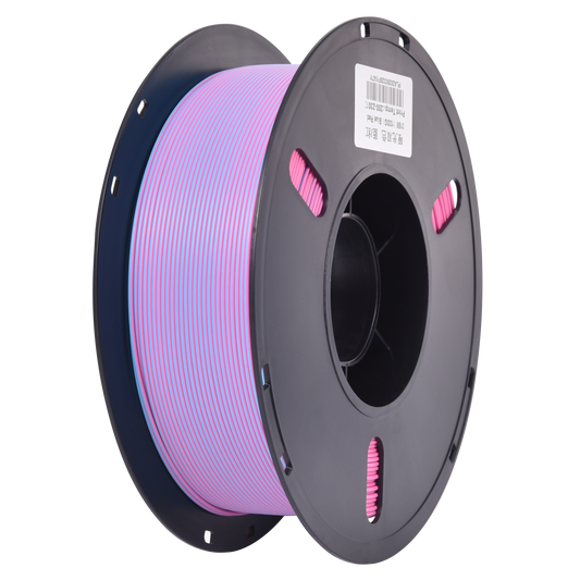 PLA Matte Dual - Blue/Red 1.75mm 3D Printer Filament Spool