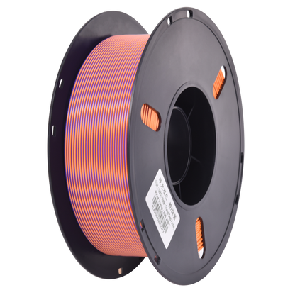 PLA Matte Dual - Orange/Purple 1.75mm 3D Printer Filament Spool