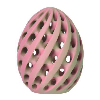 PLA Matte Dual - Pink/Green 3D Printer Filament Egg Example Model Australia