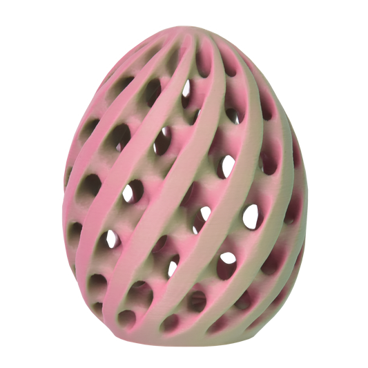 PLA Matte Dual - Pink/Green 3D Printer Filament Egg Example Model Australia