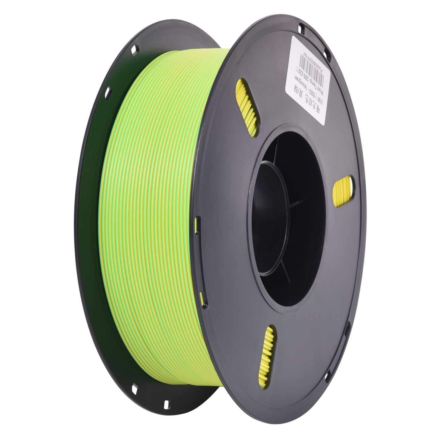 PLA Matte Dual - Yellow / Green 1.75mm 3D Printer Filament Spool