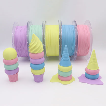 PLA Matte - Pastel Purple Filament 1.75mm - FilamentHub