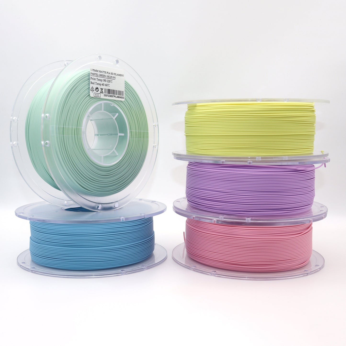 PLA Matte - Pastel Purple Filament 1.75mm - FilamentHub