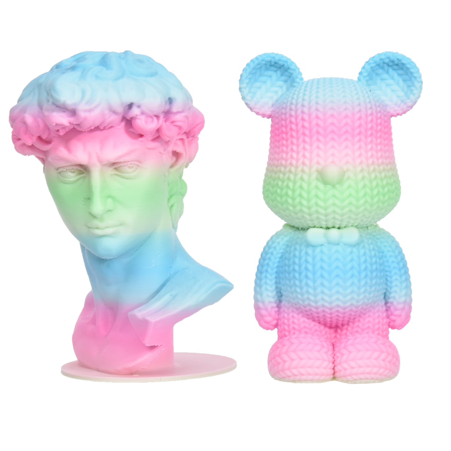 FilamentHub PLA Matte Rainbow 03 1.75mm 3D Printer Filament Example Model Australia