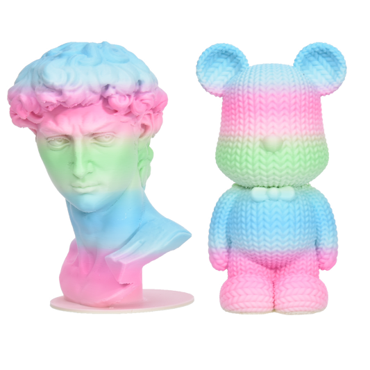 FilamentHub PLA Matte Rainbow 03 1.75mm 3D Printer Filament Example Model Australia