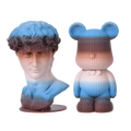PLA Matte Rainbow - Blue-Brown