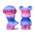 PLA Matte Rainbow - Deep Blue-Deep Red