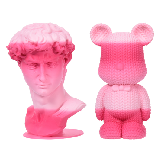 FilamentHub PLA Matte Rainbow - Red-White 1.75mm 3D Printer Filament Example Model Australia