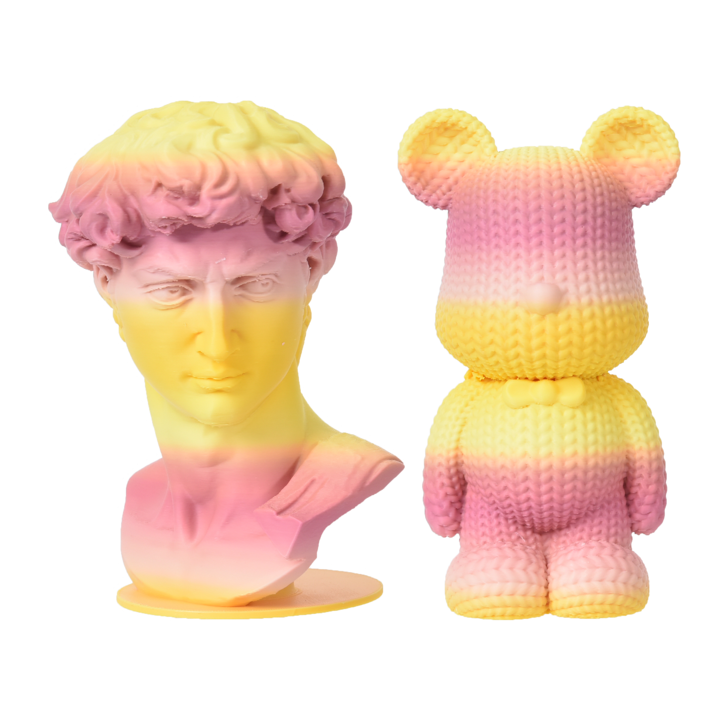 FilamentHub PLA Matte Rainbow - Red-Yellow 1.75mm 3D Printer Filament Example Model Australia