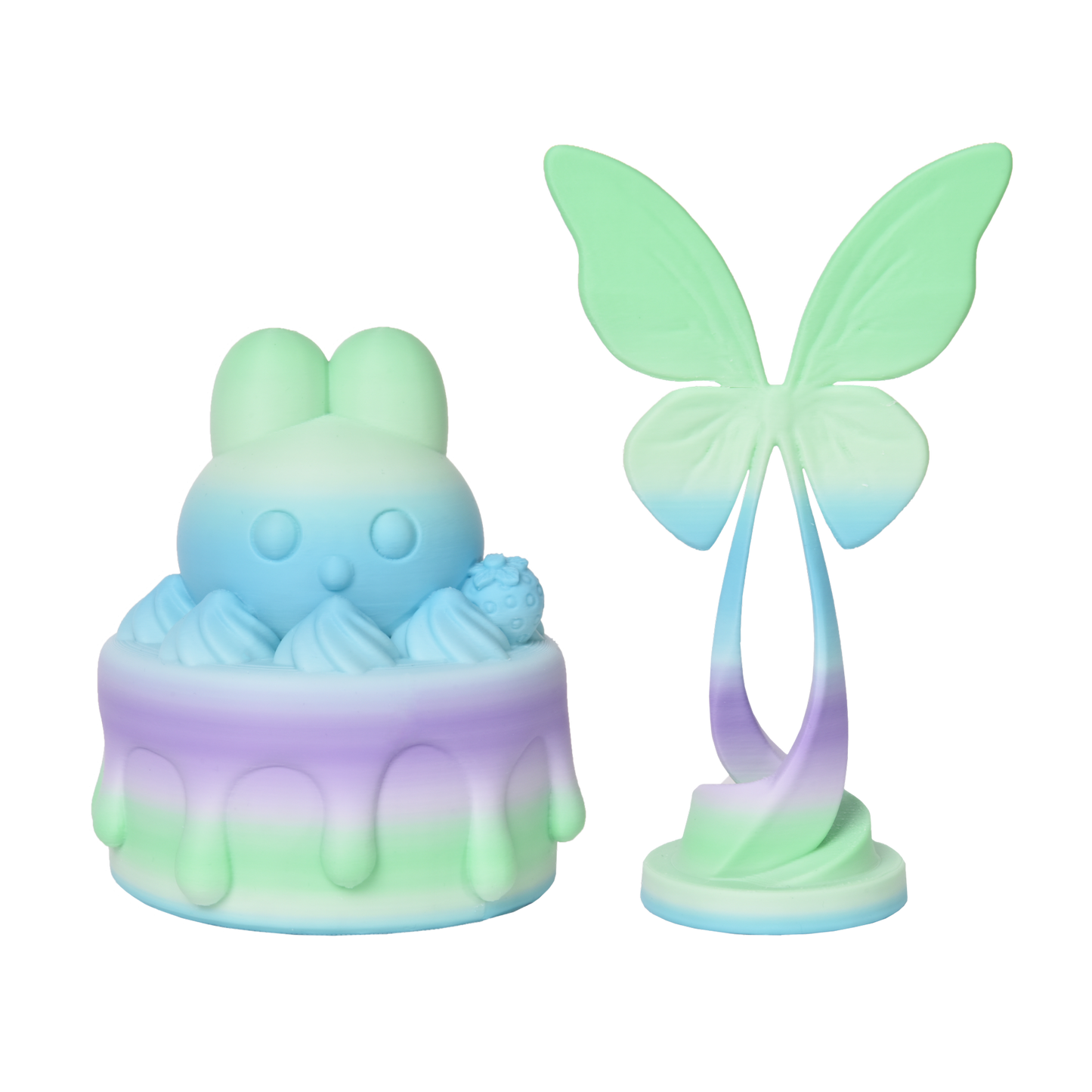 FilamentHub PLA Matte Rainbow - Smurfs 1.75mm 3D Printer Filament Example Model Australia