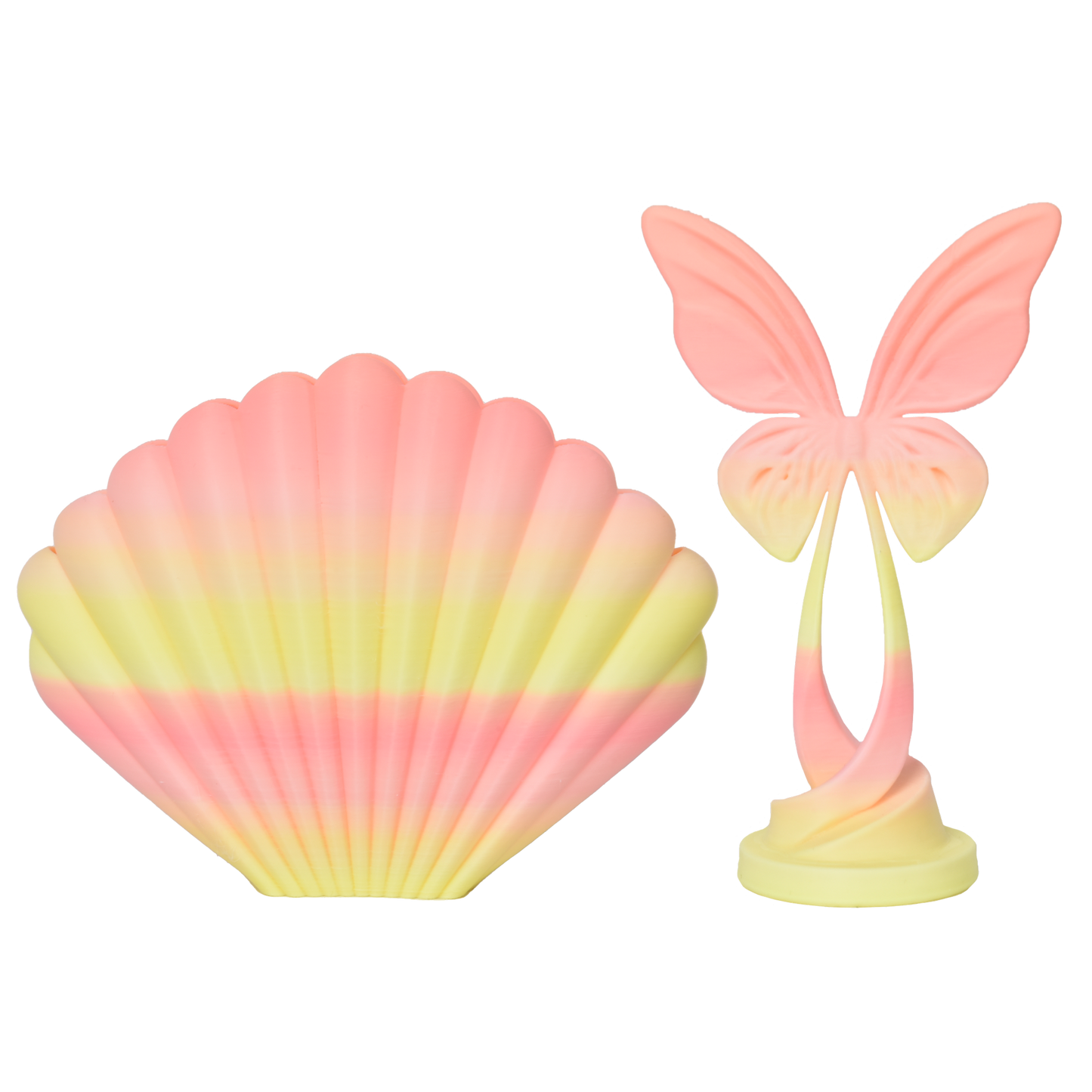 FilamentHub PLA Matte Rainbow - Yellow-Pink 1.75mm 3D Printer Filament Example Model Australia