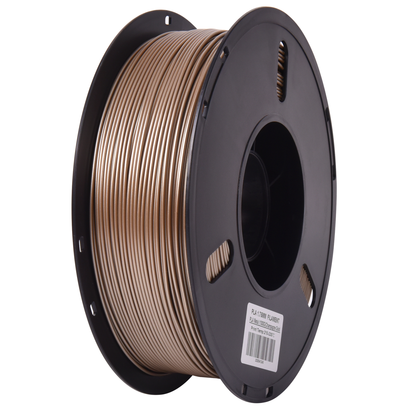 FilamentHub PLA Metal Champagne Gold 1.75mm 3D Printer Filament Spool Australia