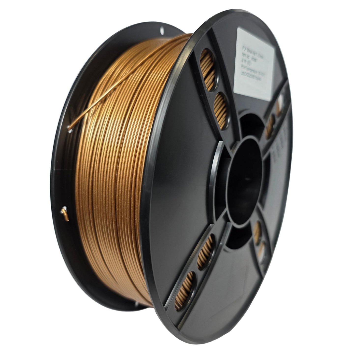 FilamentHub PLA Metallic Brass 1.75mm 3D Printer Filament Spool Australia