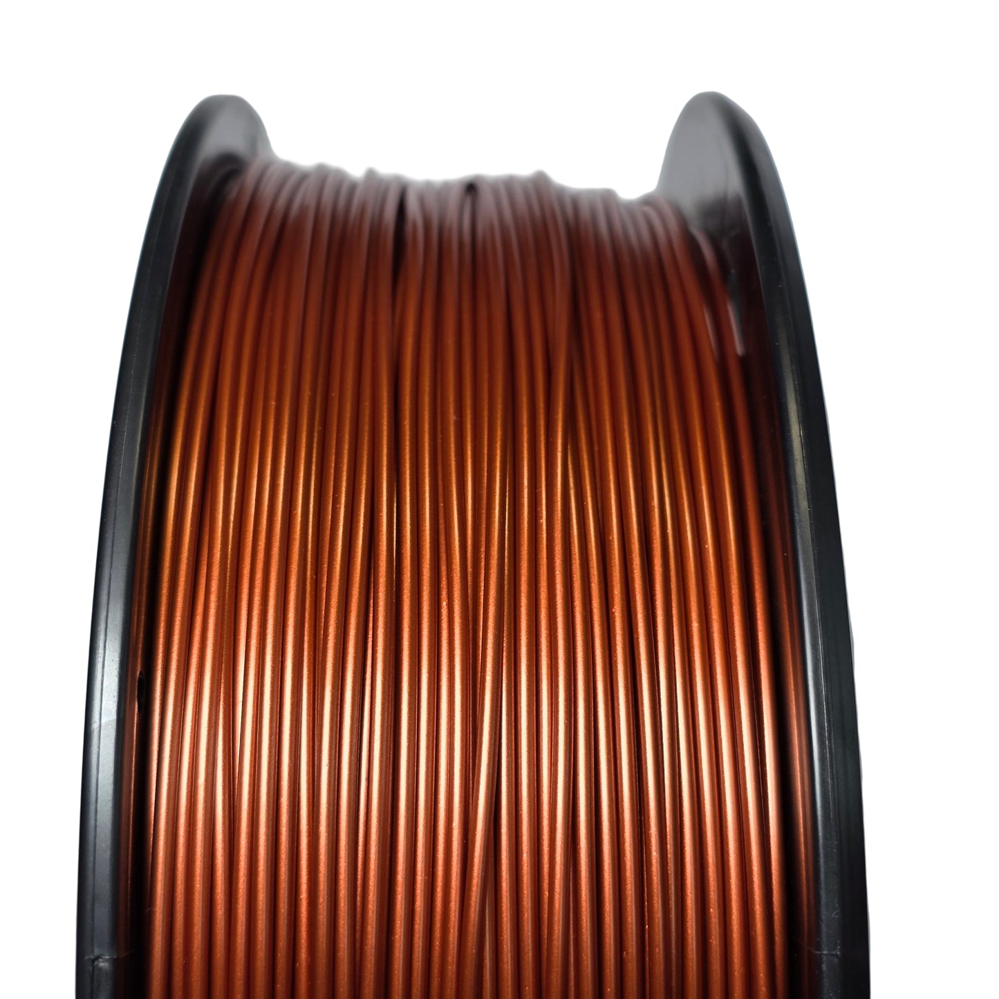 FilamentHub PLA Metallic Copper 1.75mm 3D Printer Filament Spool Close Up Australia