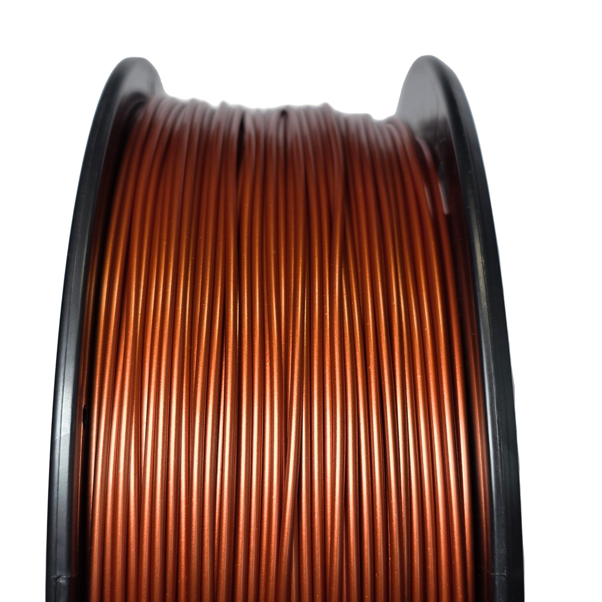 FilamentHub PLA Metallic Copper 1.75mm 3D Printer Filament Spool Close Up Australia