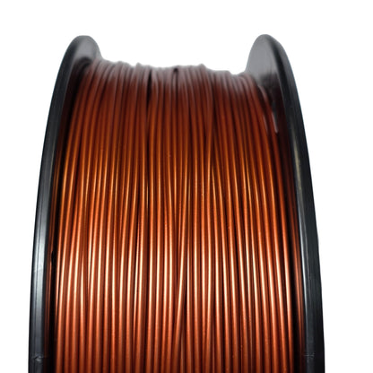 FilamentHub PLA Metallic Copper 1.75mm 3D Printer Filament Spool Close Up Australia