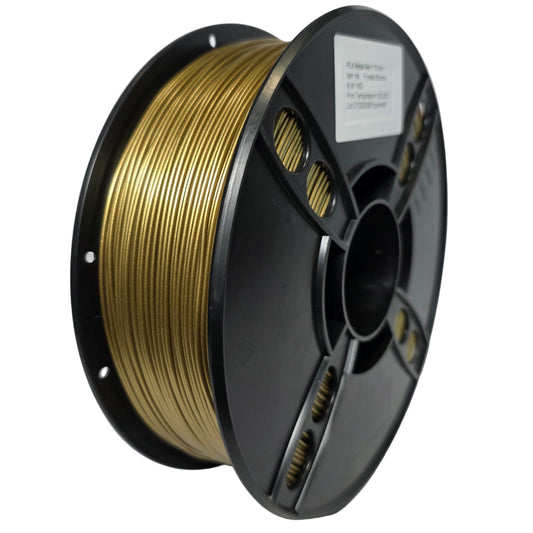 FilamentHub PLA Metallic Frosted Bronze 1.75mm 3D Printer Filament Spool Australia