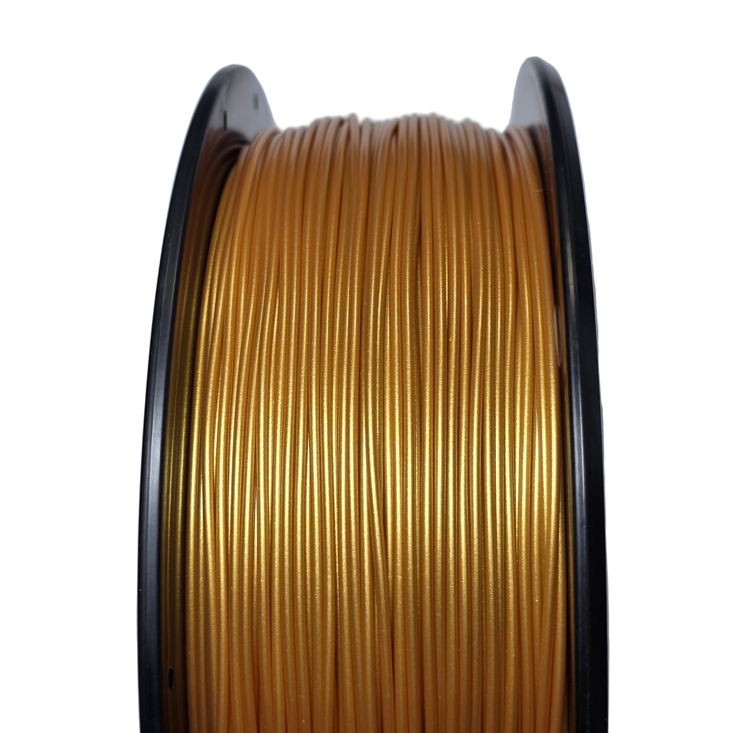 FilamentHub PLA Metallic Gold 1.75mm 3D Printer Filament Spool Close Up Australia