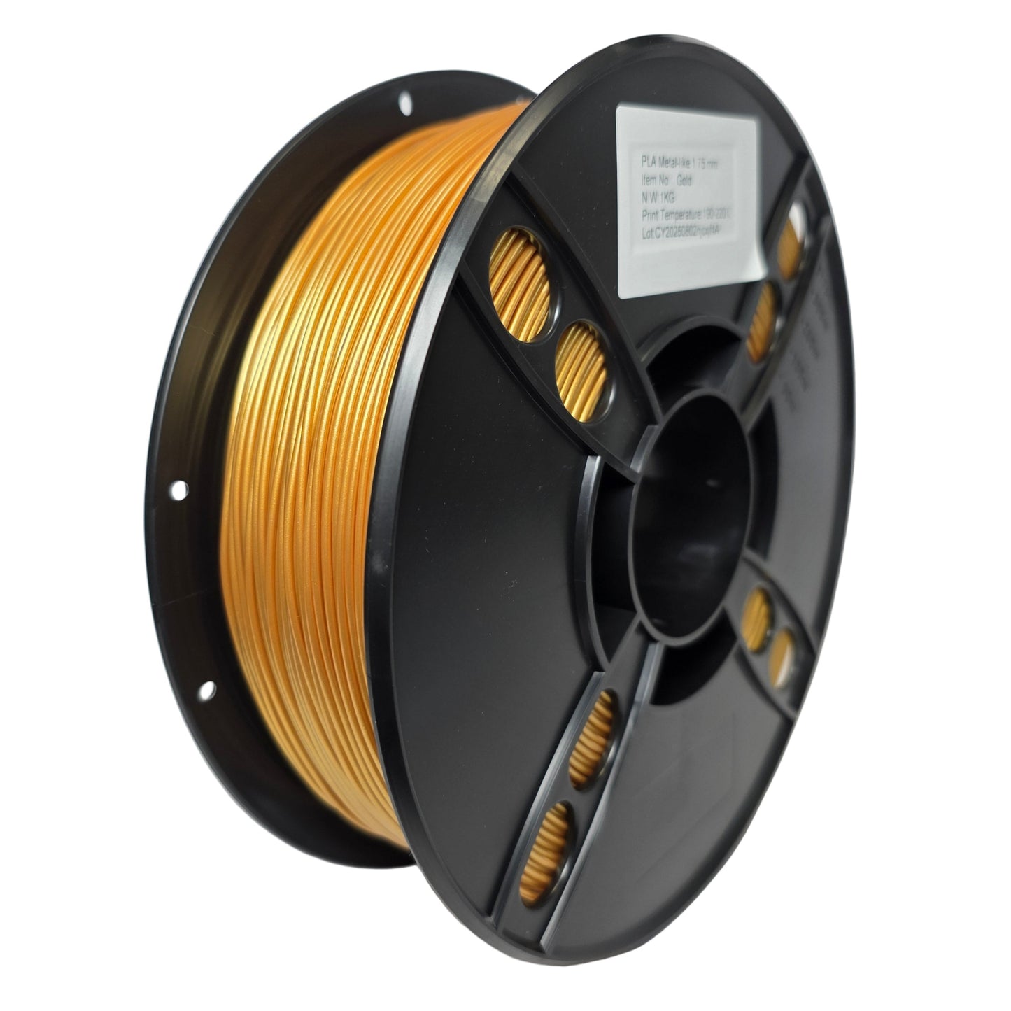 FilamentHub PLA Metallic Gold 1.75mm 3D Printer Filament Spool Australia