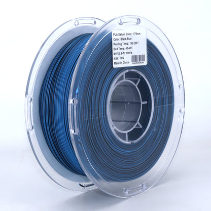 FilamentHub PLA Saturn Black/Blue 1.75mm 3D Printer Filament Spool Label Australia