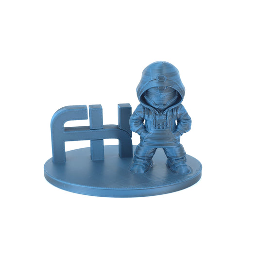 FilamentHub PLA Saturn Black/Blue 1.75mm 3D Printer Filament Sample Model Australia