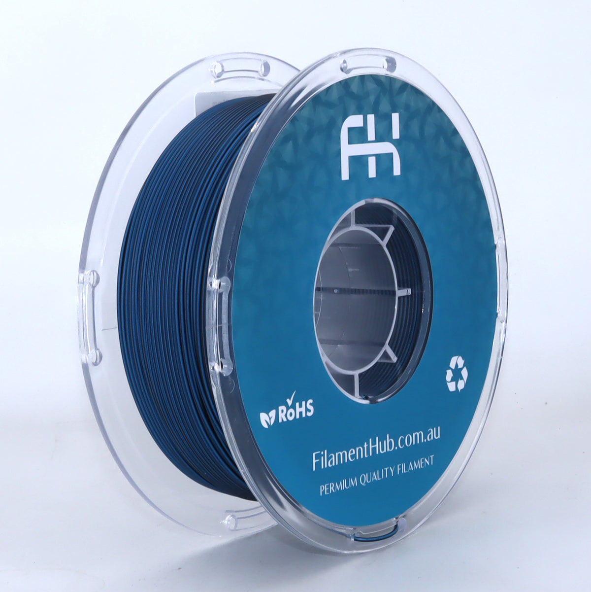 FilamentHub PLA Saturn Black/Blue 1.75mm 3D Printer Filament Spool Australia