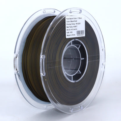 FilamentHub PLA Saturn Black/Gold 1.75mm 3D Printer Filament Spool Label Australia