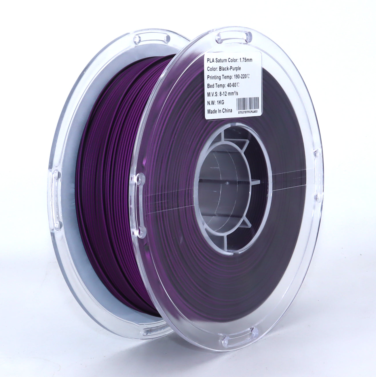 FilamentHub PLA Saturn Black/Purple 1.75mm 3D Printer Filament Spool Label Australia