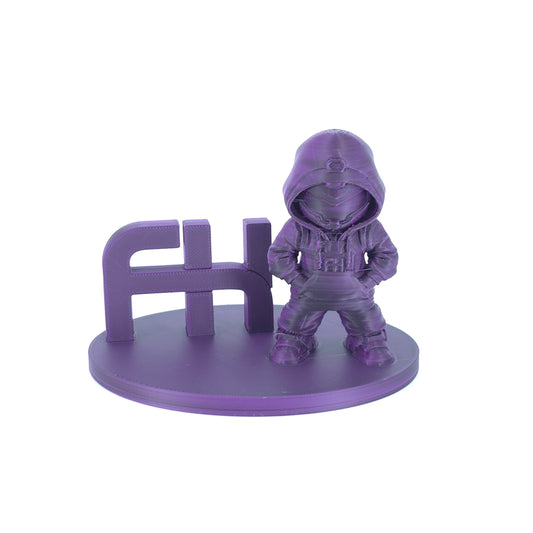 FilamentHub PLA Saturn Black/Purple 1.75mm 3D Printer Filament Sample Model Australia