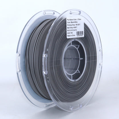 FilamentHub PLA Saturn Black/White 1.75mm 3D Printer Filament Spool Label Australia