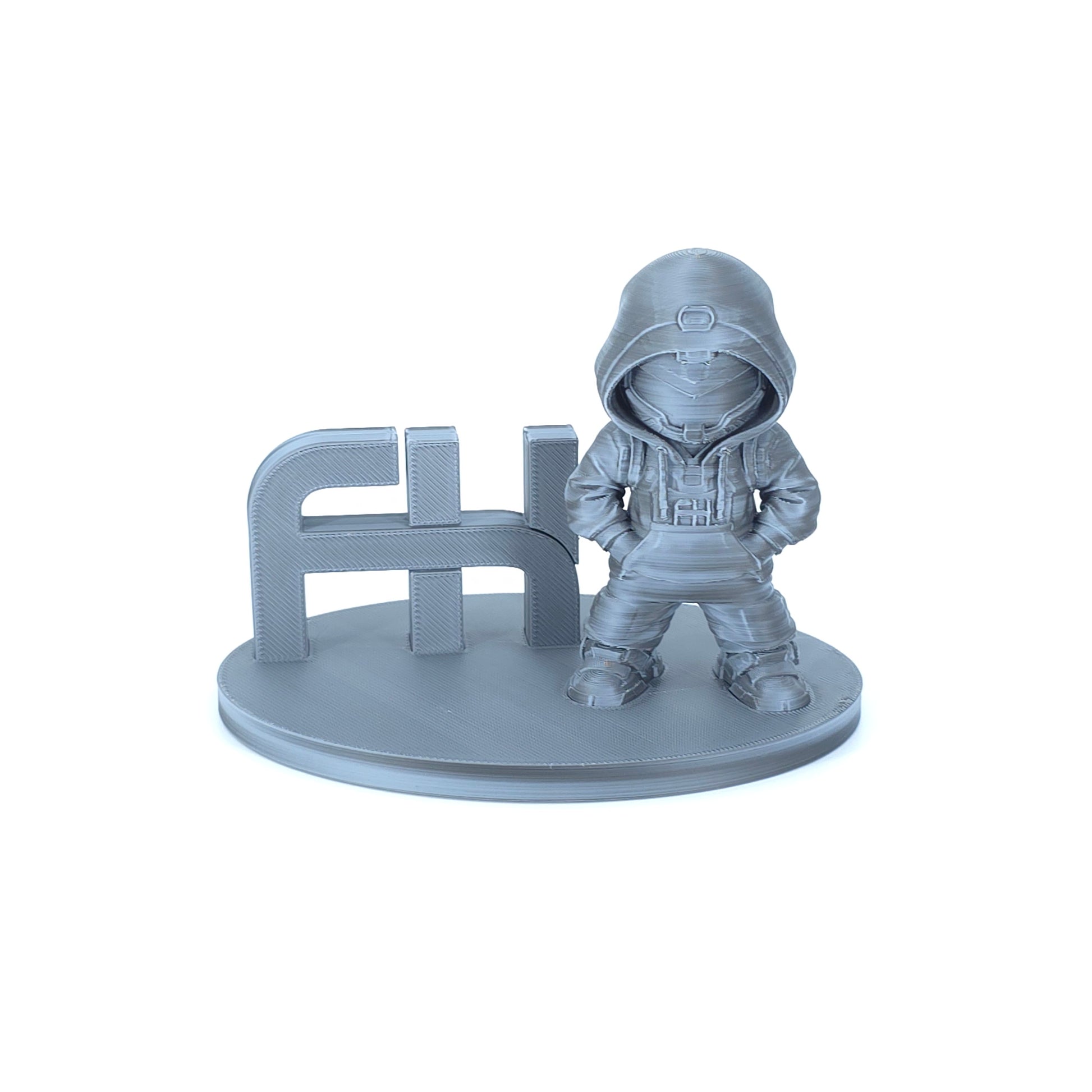 FilamentHub PLA Saturn Black/White 1.75mm 3D Printer Filament Sample Model Australia