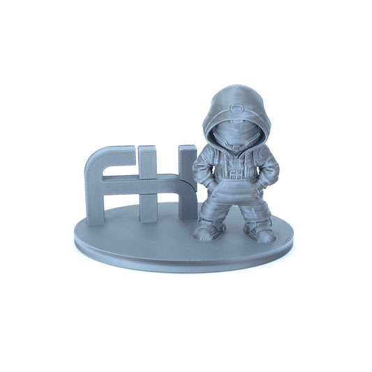 FilamentHub PLA Saturn Black/White 1.75mm 3D Printer Filament Sample Model Australia