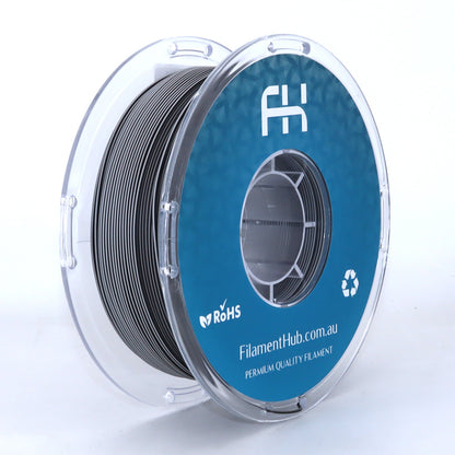 FilamentHub PLA Saturn Black/White 1.75mm 3D Printer Filament Spool Australia