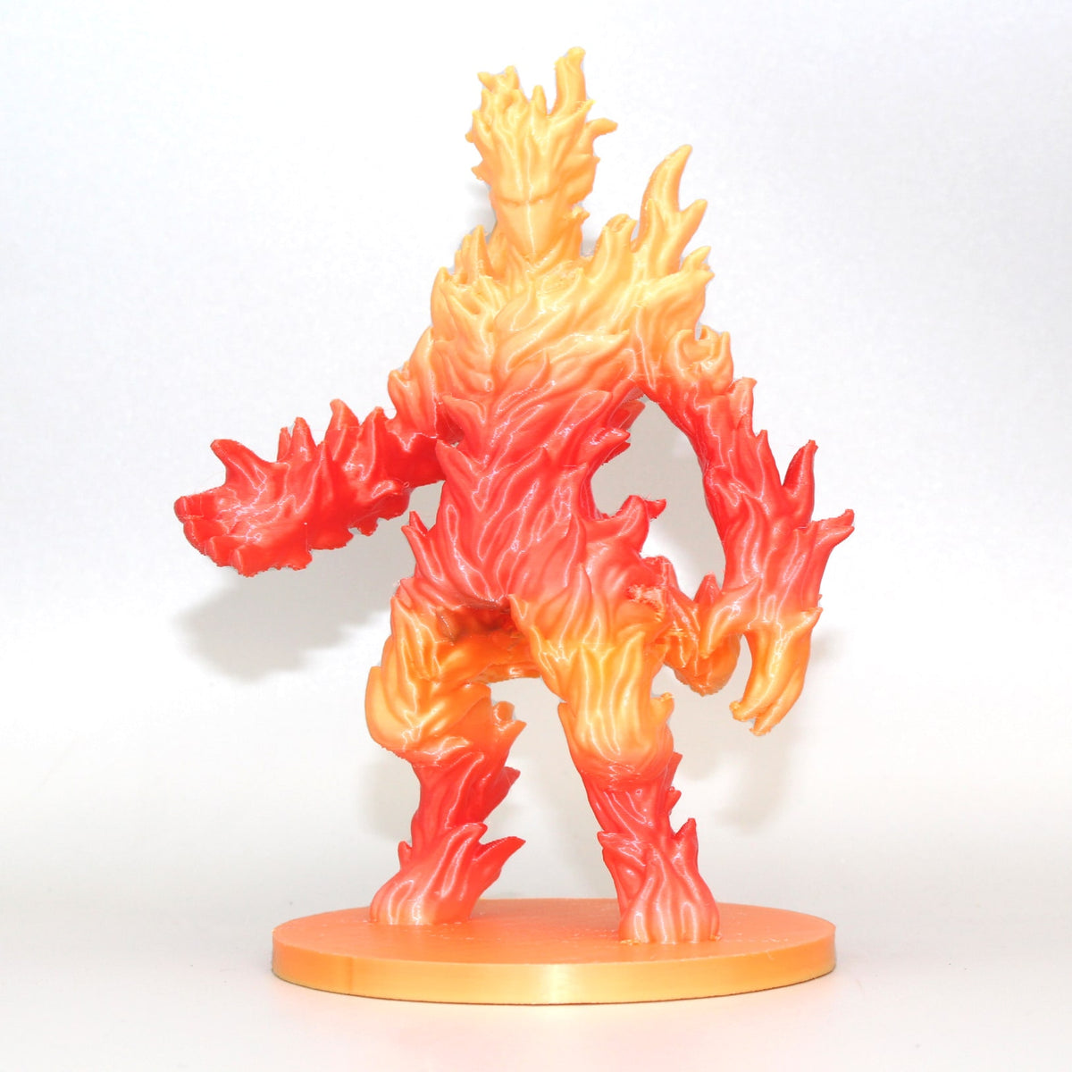 fire PLA silk filament sample model fire elemental