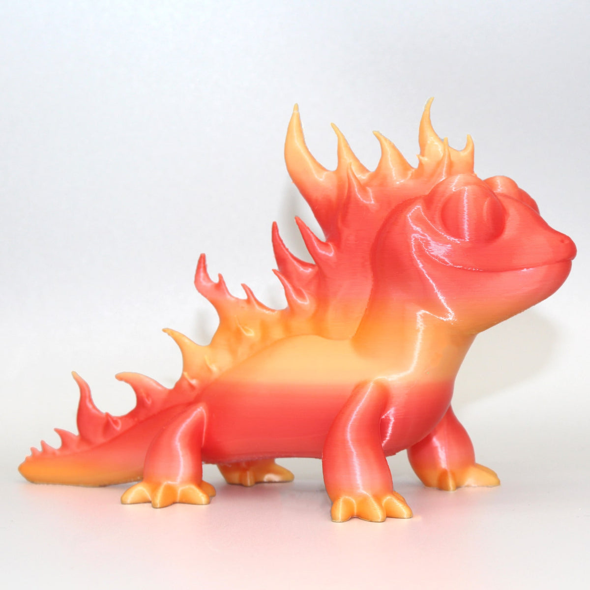 fire PLA silk filament  lizard