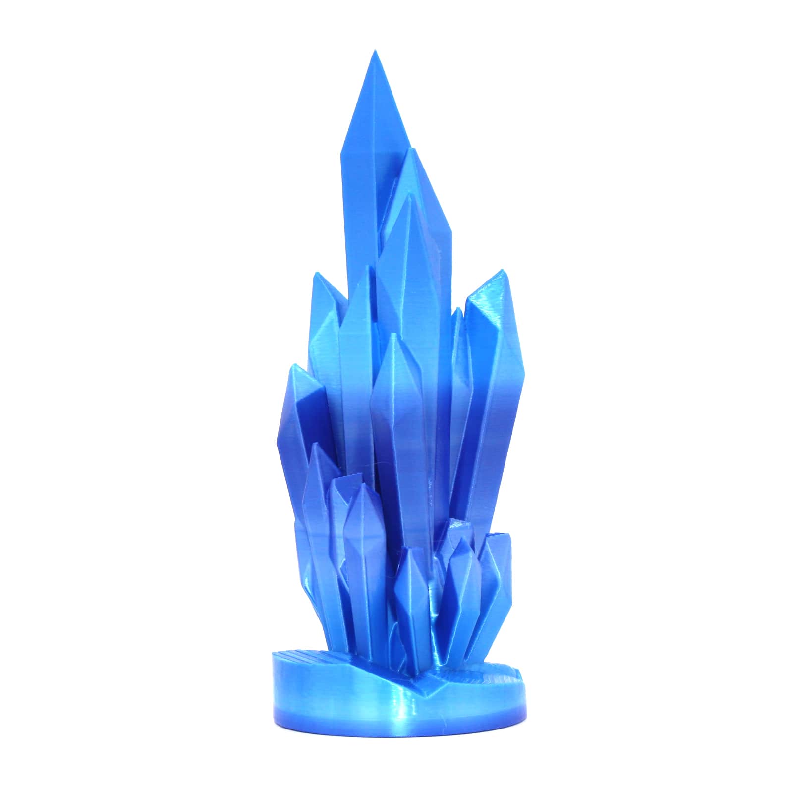 FilamentHub PLA Silk Ice Blue 1.75mm 3D Printer Filament Ice Sample Model