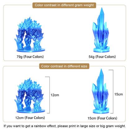 FilamentHub PLA Silk Ice Blue 1.75mm 3D Printer Filament Transition Values