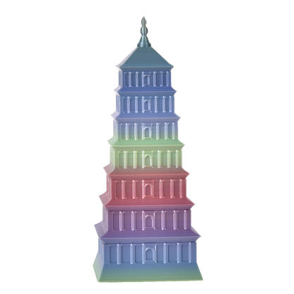 FilamentHub PLA Silk Rainbow Blue 1.75mm 3D Printer Filament Example Model Australia
