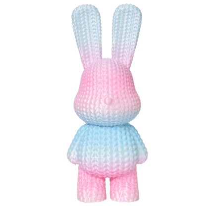 FilamentHub PLA Silk Rainbow Blue-Red 1.75mm 3D Printer Filament Example Model Bunny Australia