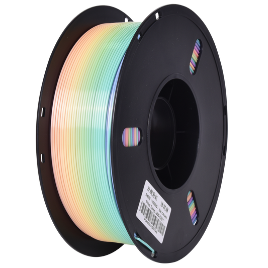 FilamentHub PLA Silk Rainbow Ice Cream 1.75mm 3D Printer Filament Spool Australia
