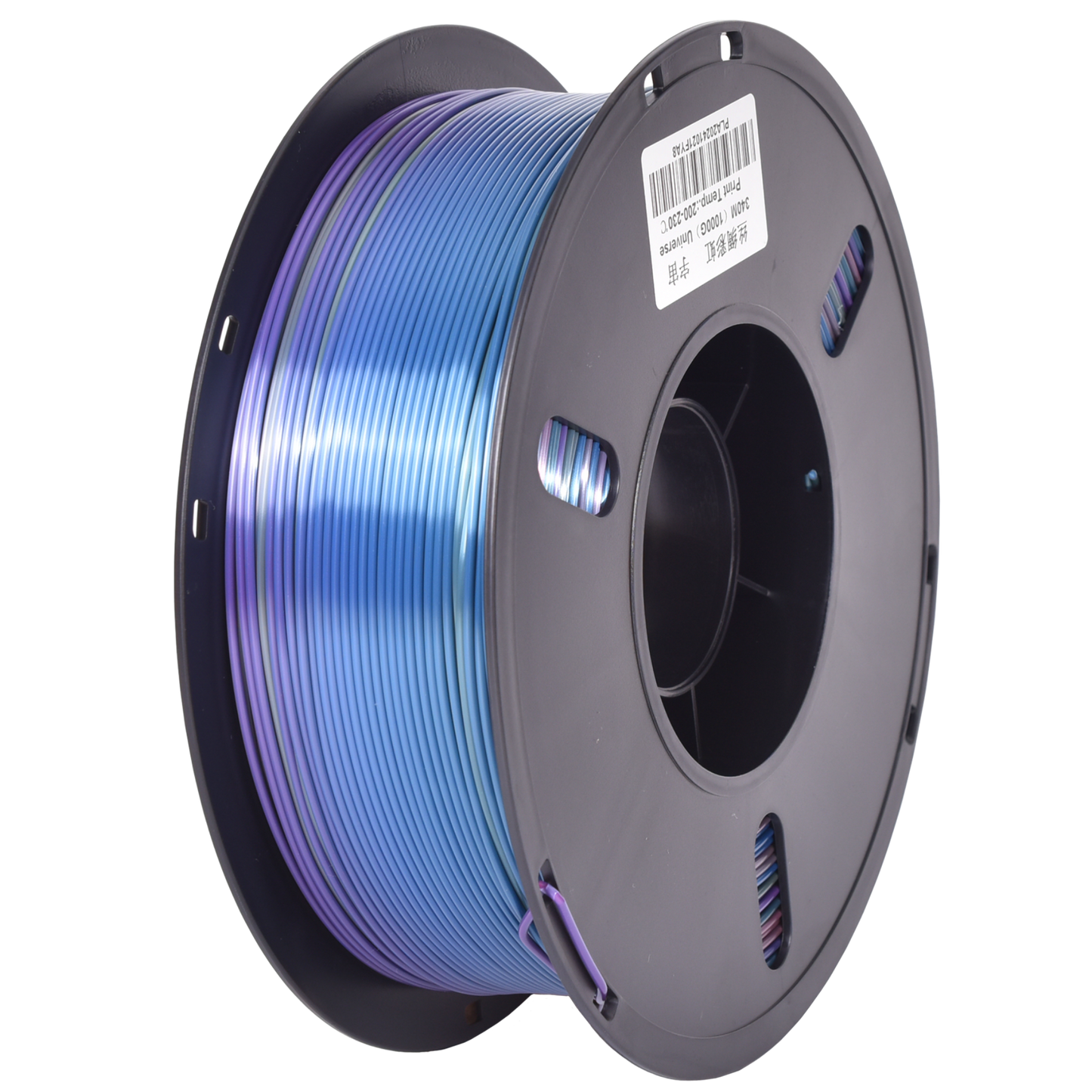 FilamentHub PLA Silk Rainbow Universe 1.75mm 3D Printer Filament Spool Australia