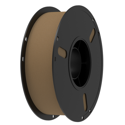 FilamentHub PLA Wood Black Cherry 1.75mm 3D Printer Filament Spool Australia