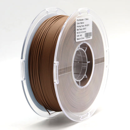 FilamentHub PLA Wood 1.75mm filament spool side label for 3D printing