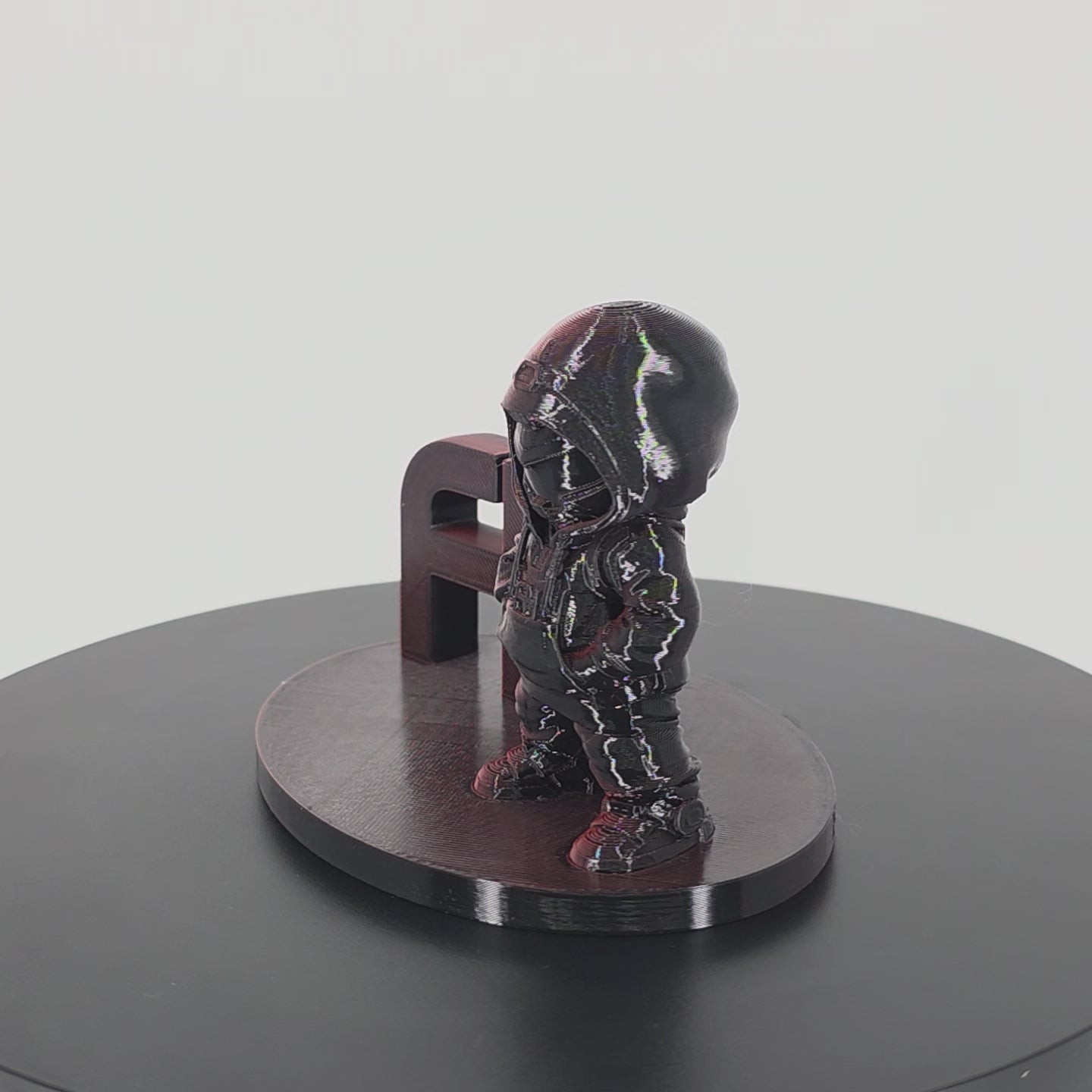 FilamentHub PETG Dual Black Red 1.75mm 3D Printer Filament printed sample model Video