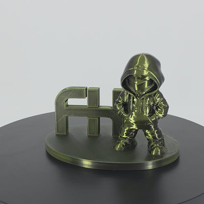 PLA Saturn - Black-Gold