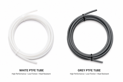 PTFE Tubing White and Grey for 3D Printing Filament Hub Australia