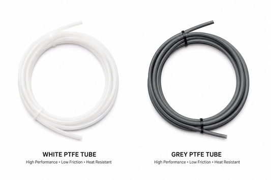 PTFE Tubing White and Grey for 3D Printing Filament Hub Australia